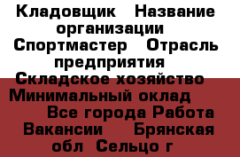 Кладовщик › Название организации ­ Спортмастер › Отрасль предприятия ­ Складское хозяйство › Минимальный оклад ­ 26 000 - Все города Работа » Вакансии   . Брянская обл.,Сельцо г.